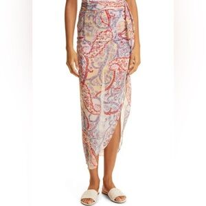 ❌sold ❌Veronica Beard Kaydence Paisley Silk Midi Skirt